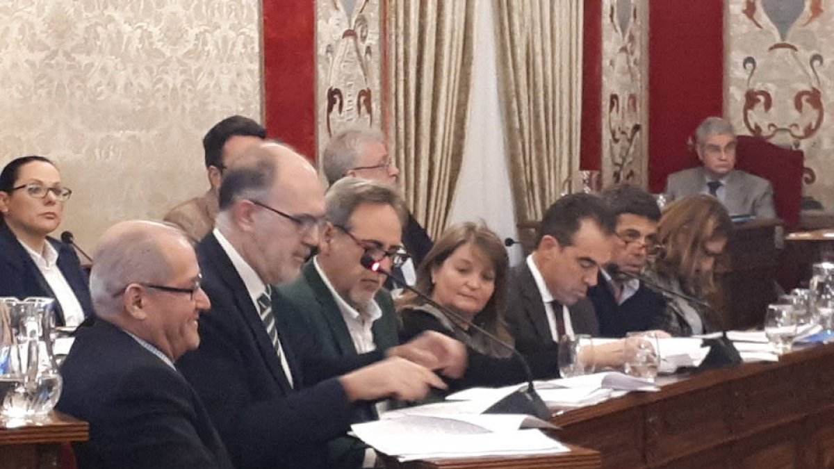 Parte del equipo de gobierno del PP.