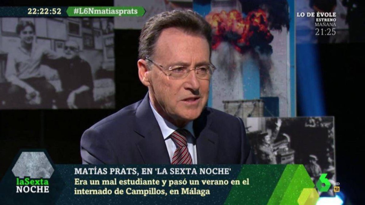 Matías Prats revela quién le pegó de niño y por qué compañero muerto aún llora