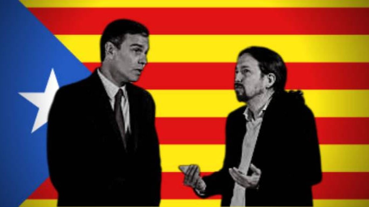La prensa independentista pone a escurrir a Sánchez e Iglesias por infantiles