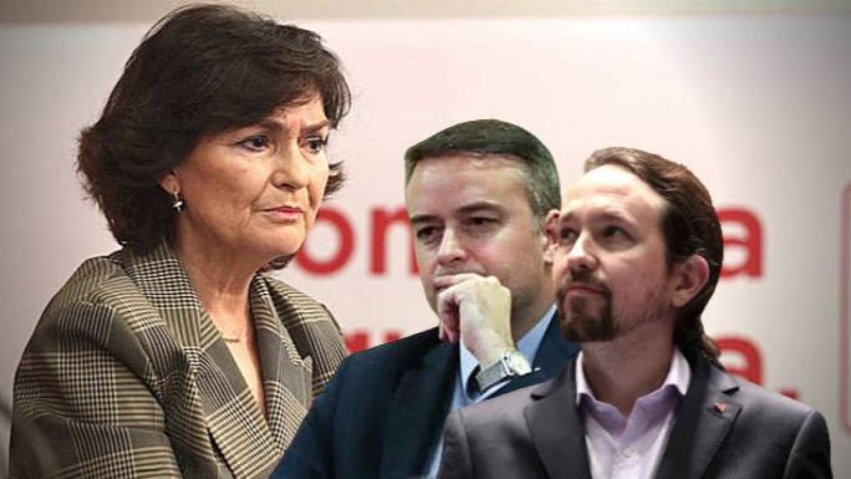 El recado de Carmen Calvo a Redondo e Iglesias para dirimir quién manda más