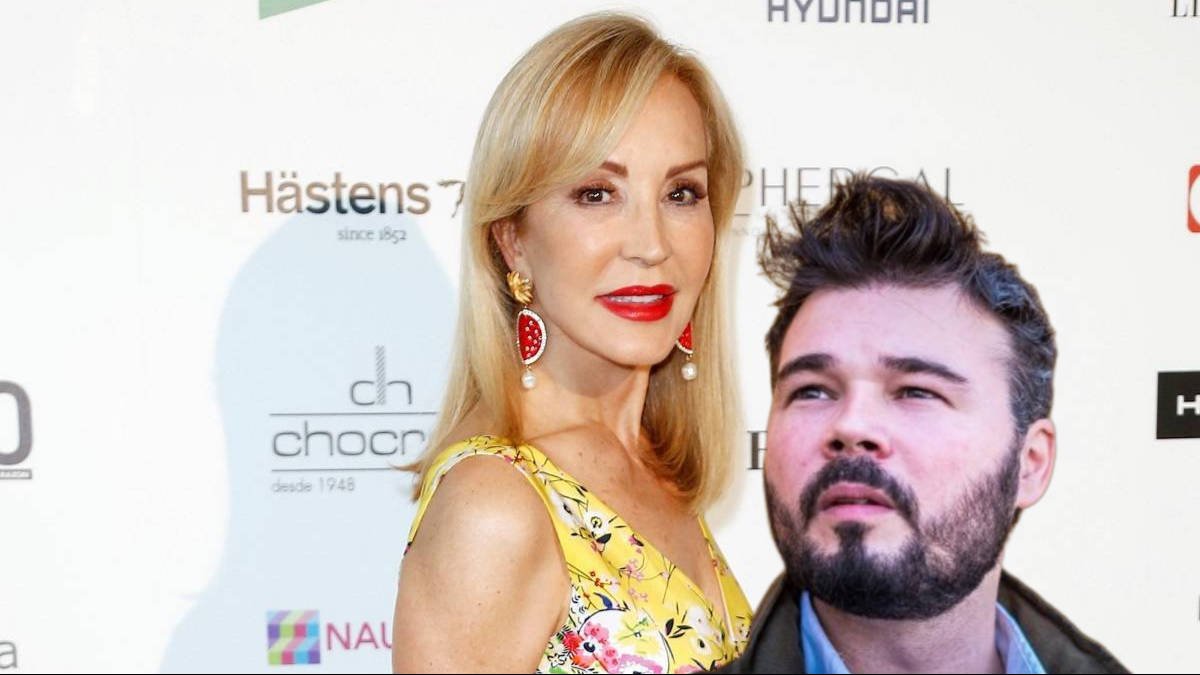 El infausto momento en que a Carmen Lomana se le ocurrió atizar a Gabriel Rufián