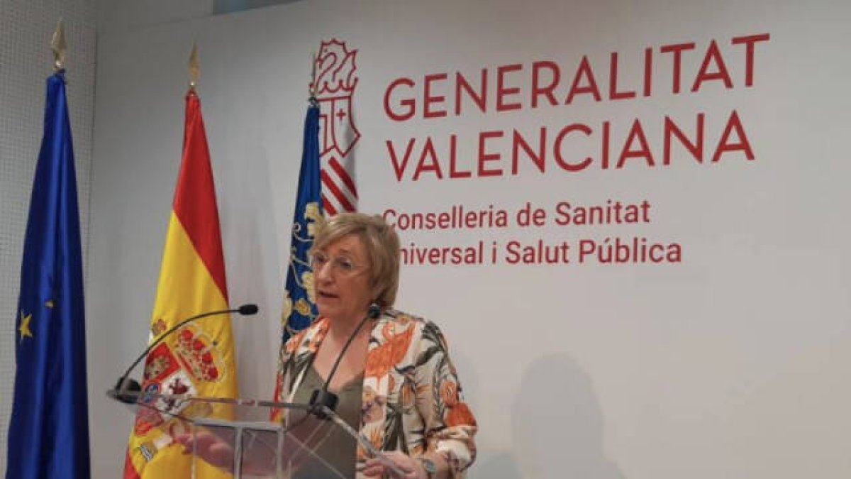 La consellera Ana Barceló en su comparecencia de este viernes