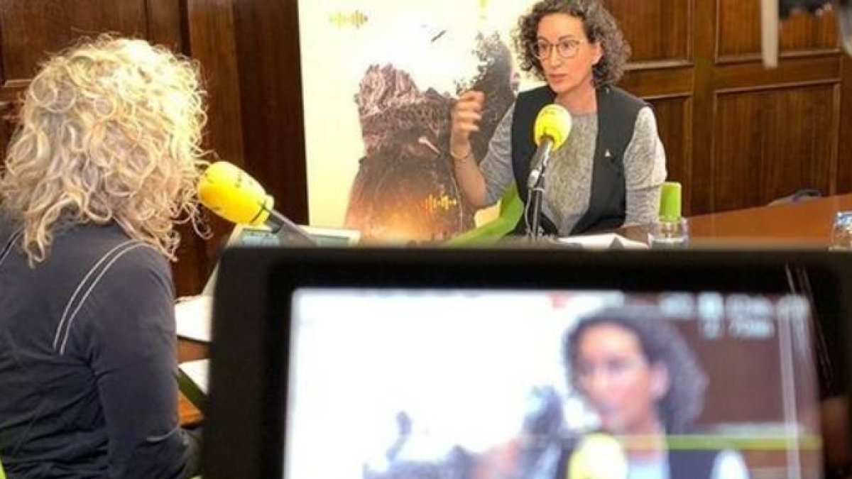 Marta Rovira, este lunes en Catalunya Radio.
