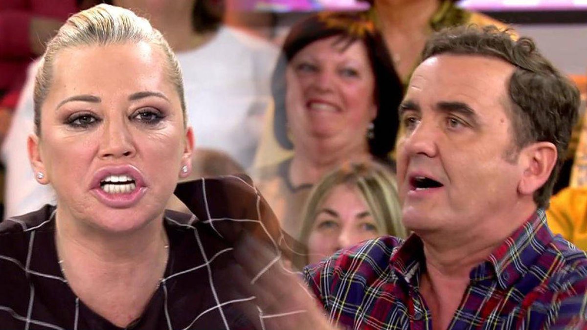 Belén Esteban y Antonio Montero.