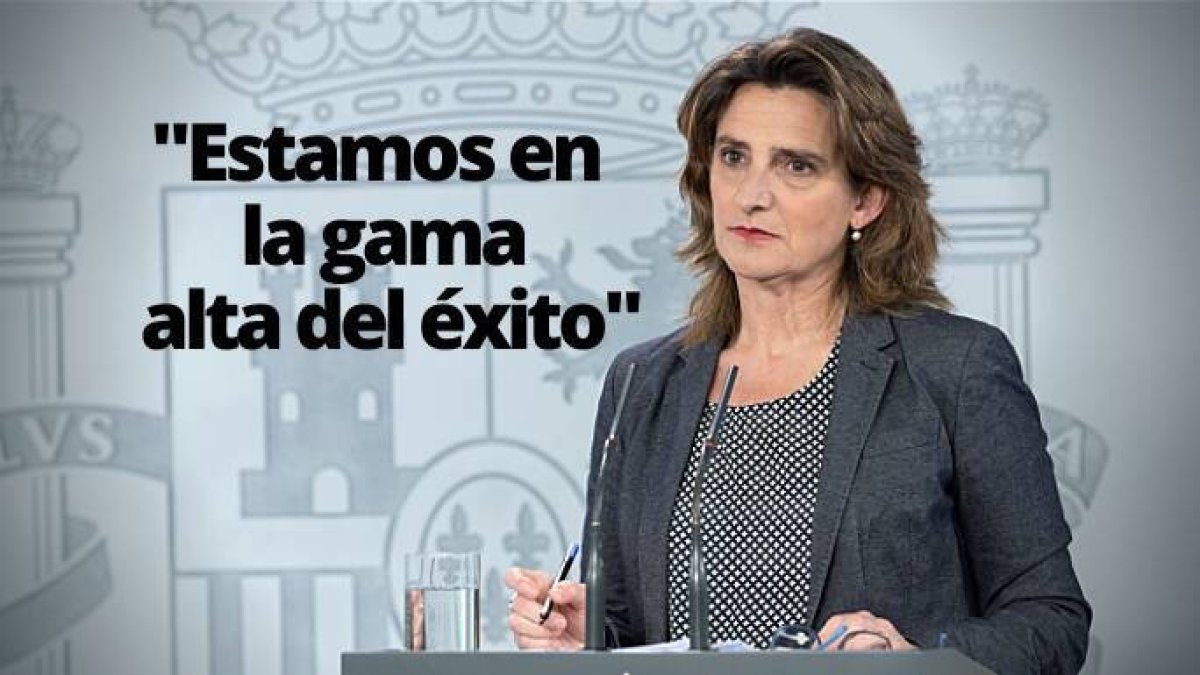 La vicepresidenta Teresa Ribera, y una de sus insólitas declaraciones