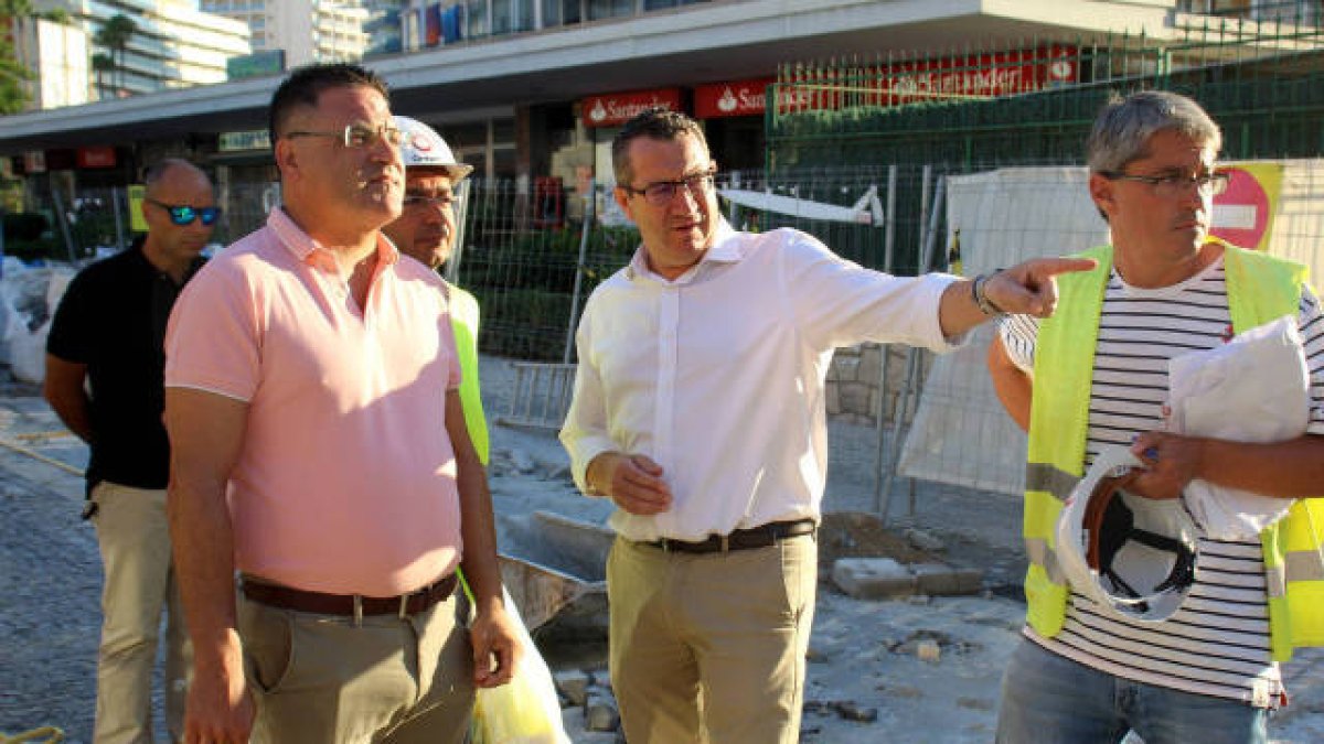 Obras Triangular calle Valencia (Benidorm)