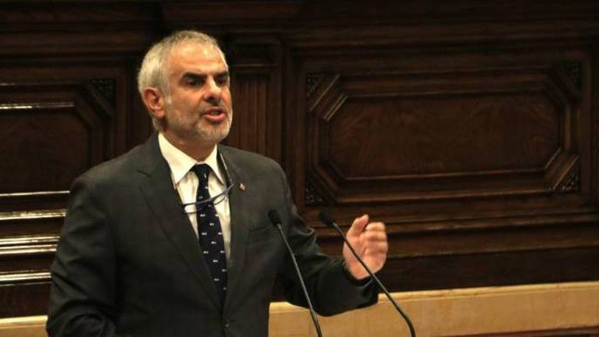El presidente de Cs en Cataluña, Carlos Carrizosa.