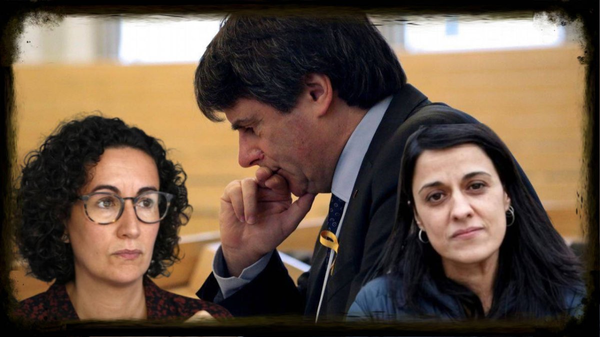 Puigdemont se ha reunido con Rovira y Gabriel, entre otros.