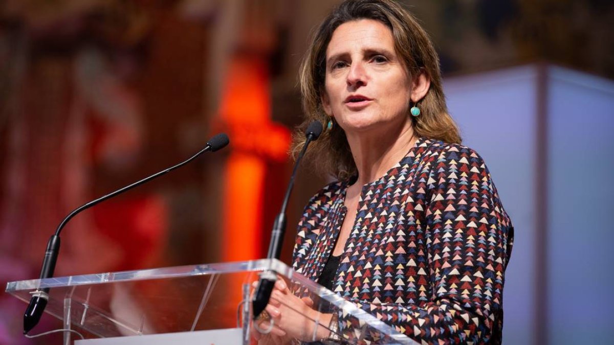 La ministra para la Transición Ecológica Teresa Ribera