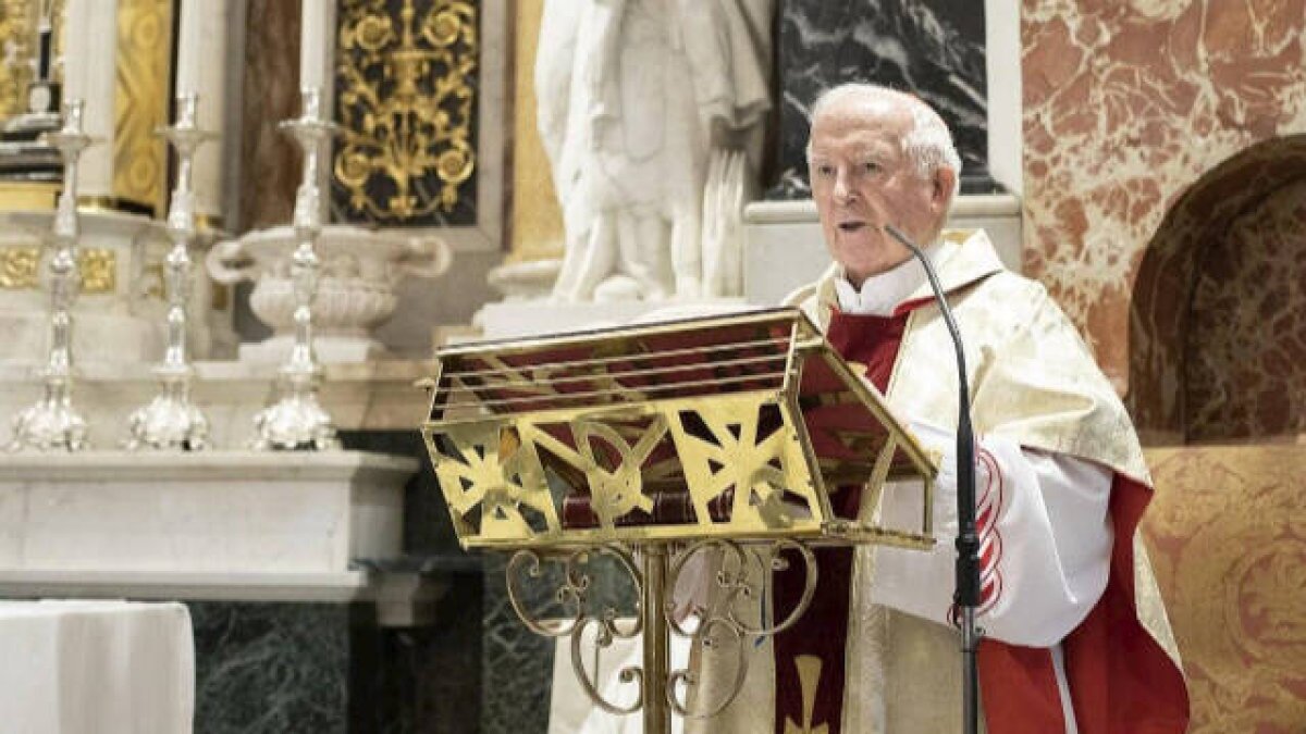 El cardenal arzobispo de Valencia, Antonio Cañizares