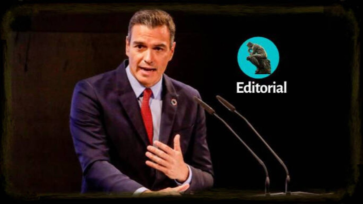 Pedro Sánchez, en el acto con empresarios