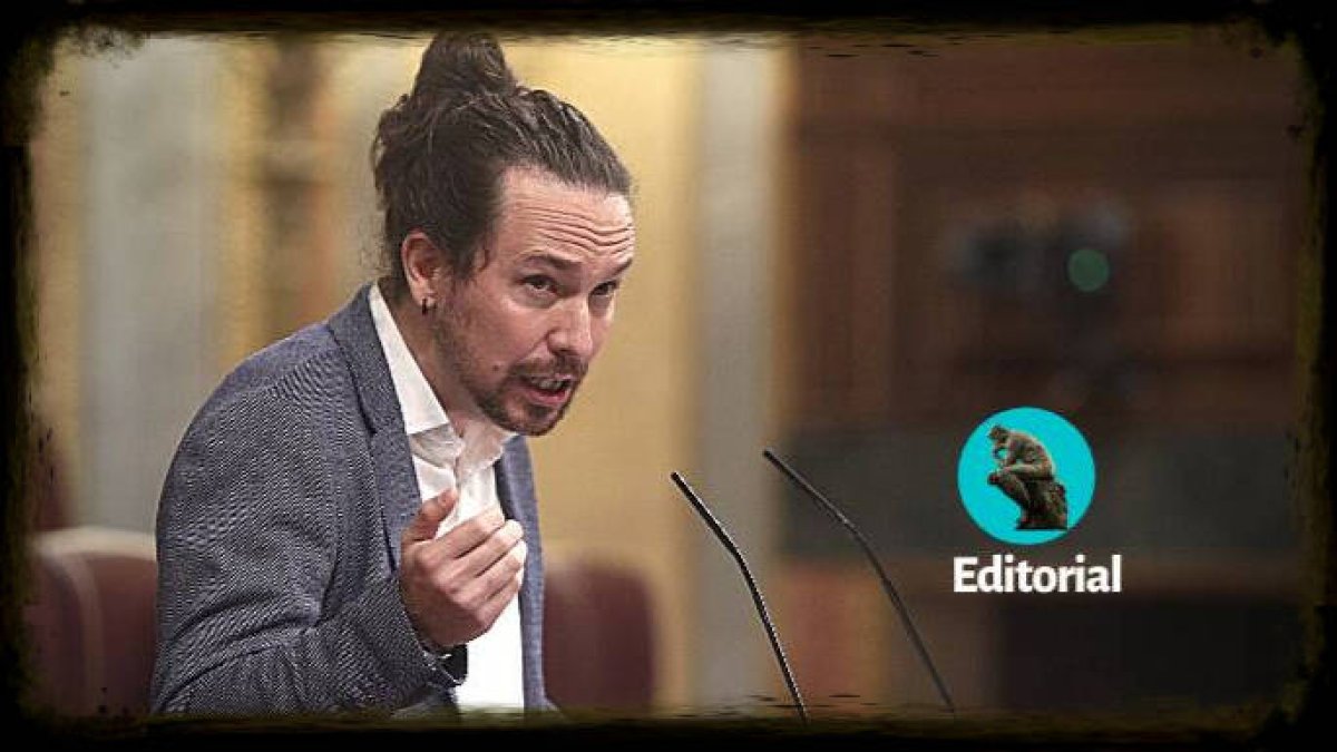 Pablo Iglesias en el Congreso el pasado 22 de octubre