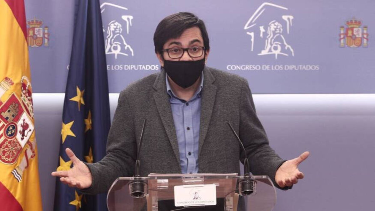 El secretario primero del Congreso y diputado de ECP, Gerardo Pisarello