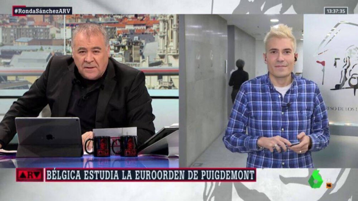 Juanma Romero, con Ferreras en La Sexta