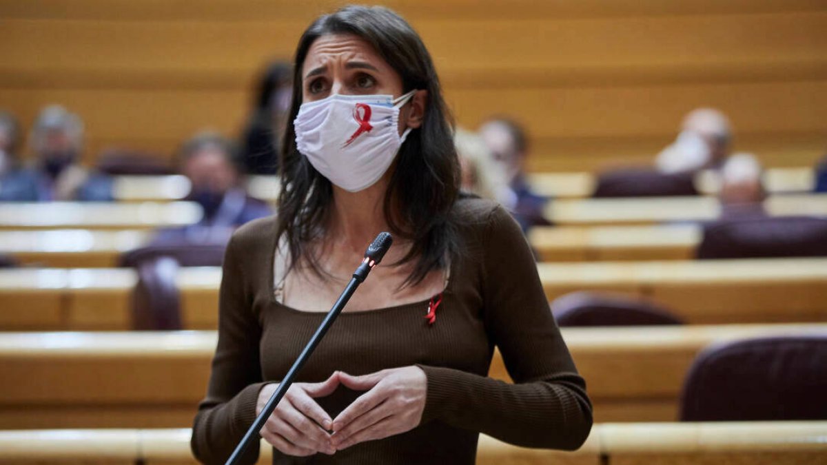 La ministra de Igualdad, Irene Montero