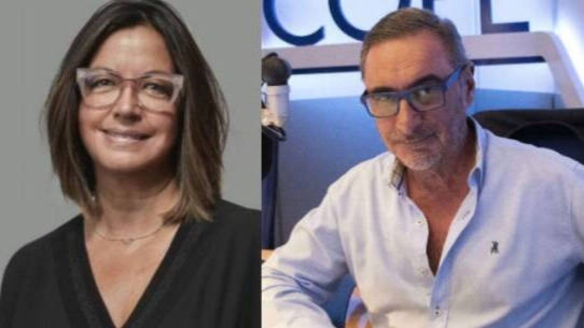 Àngels Barceló y Carlos Herrera