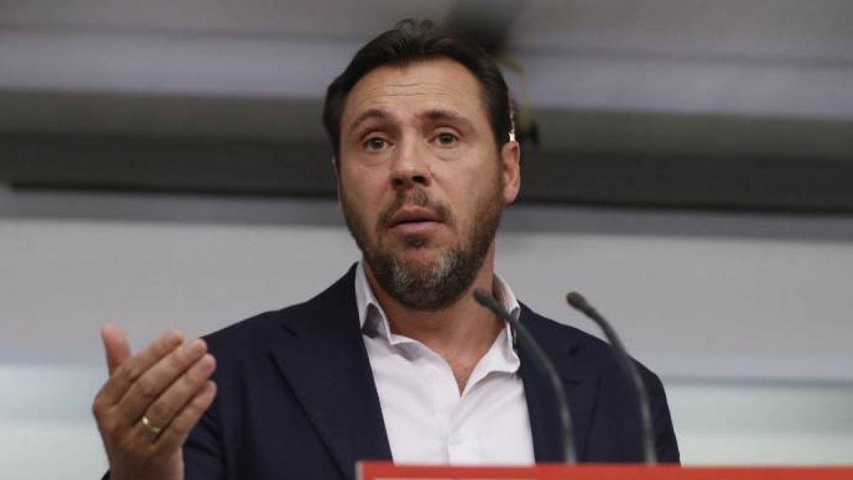 Óscar Puente, alcalde de Valladolid y portavoz de la Ejecutiva Federal del PSOE.