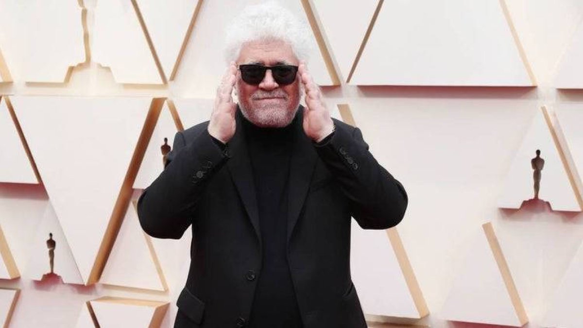 Pedro Almodóvar en los Premios Oscar 2020.