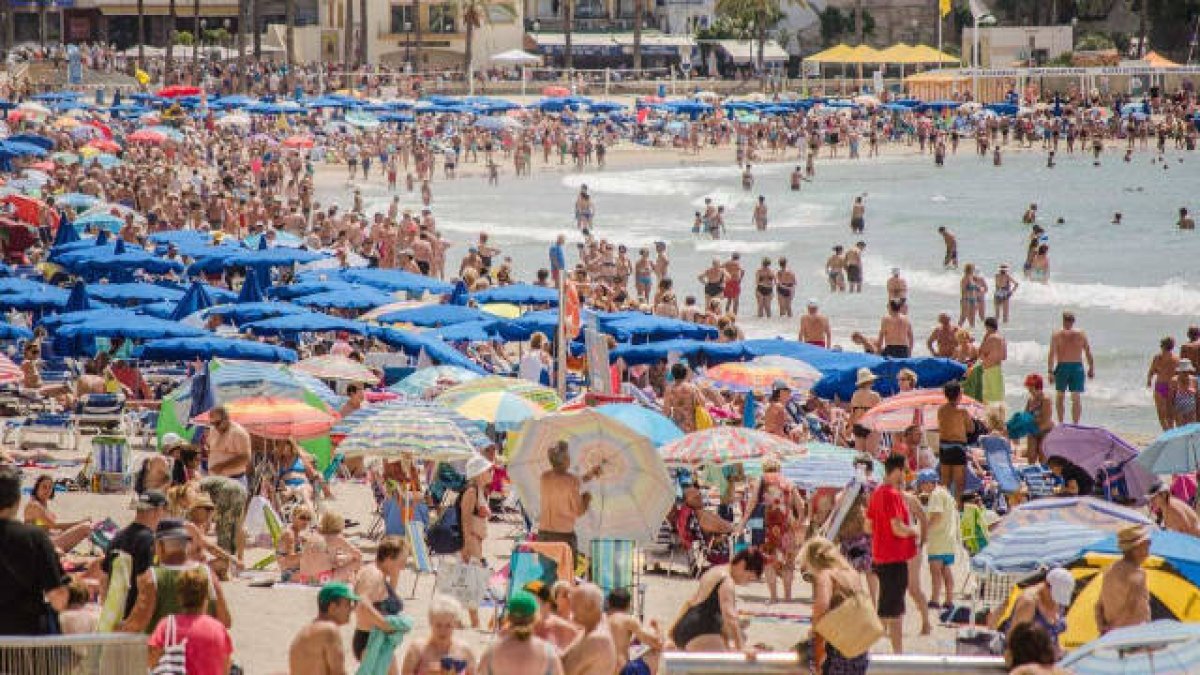 Playa de Poniente de Benidorm