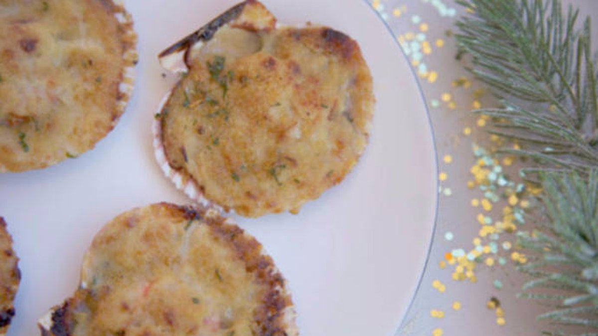 ¡Receta de Nochevieja!: Vieiras gratinadas