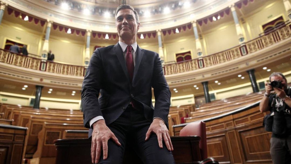 Sánchez, ya investido el pasado 7 de enero