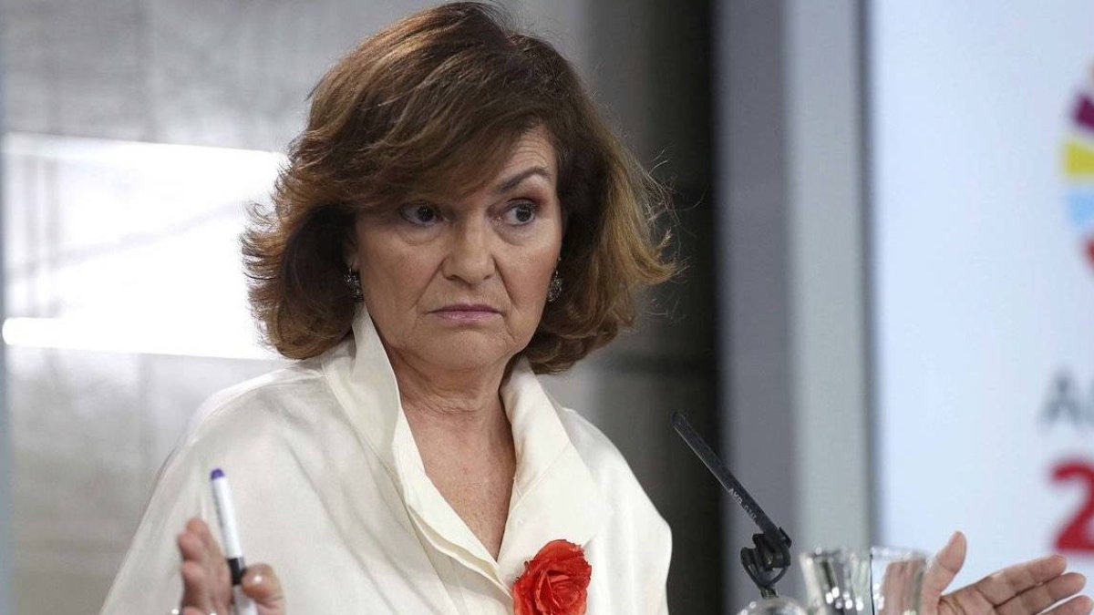 Carmen Calvo.