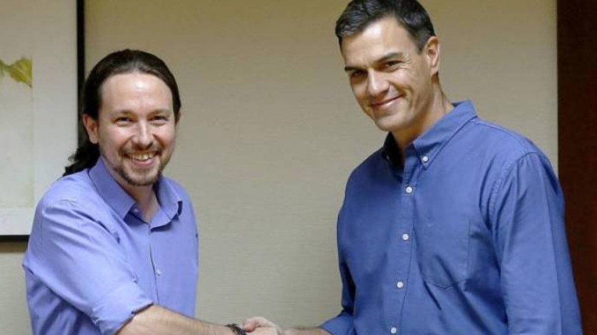 Sánchez e Iglesias.