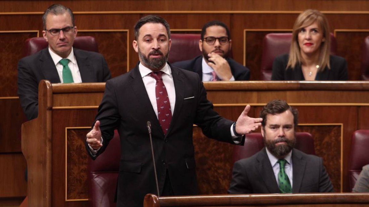 Abascal, en su estreno en esta legislatura