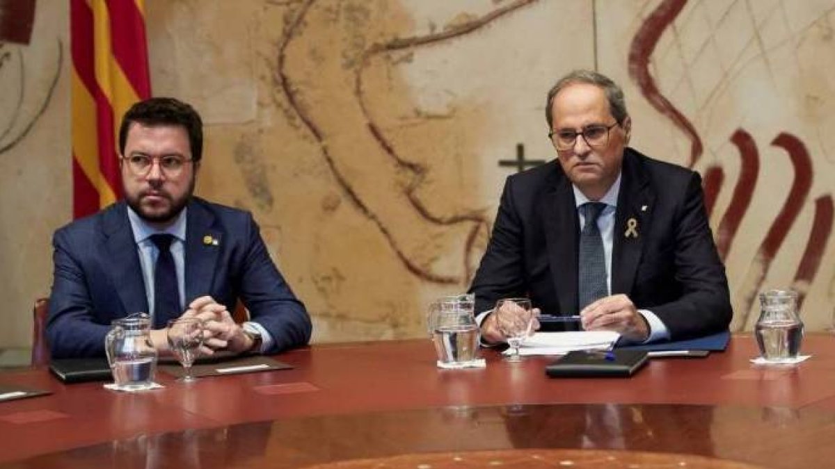 La guerra fría entre Torra y su número dos, Pere Aragonés.