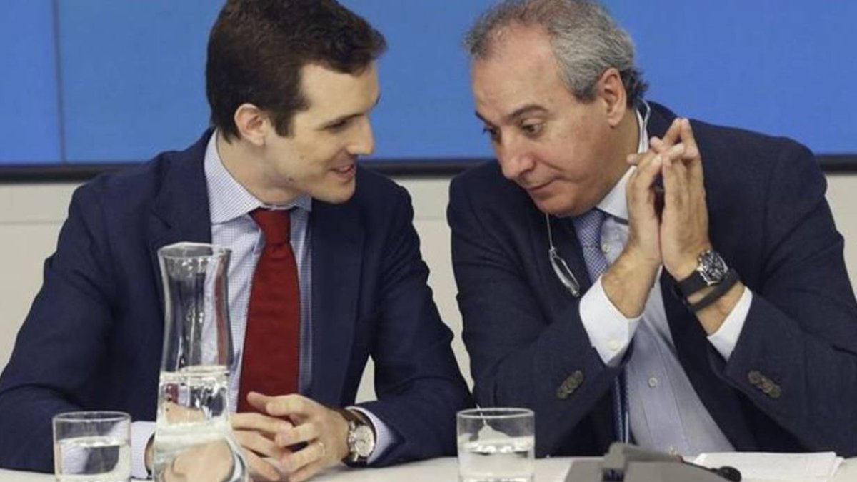 Pablo Casado y Juan Carlos Vera en una imagen de archivo.