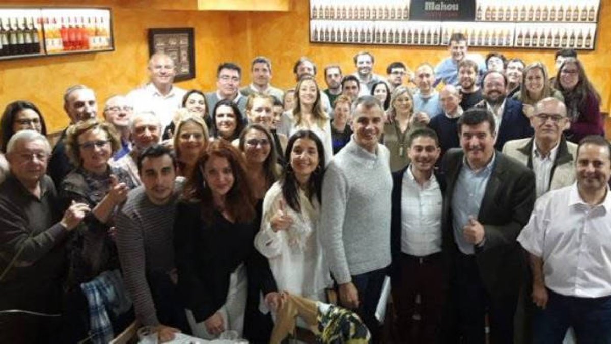 El equipo de Arrimadas en Valencia