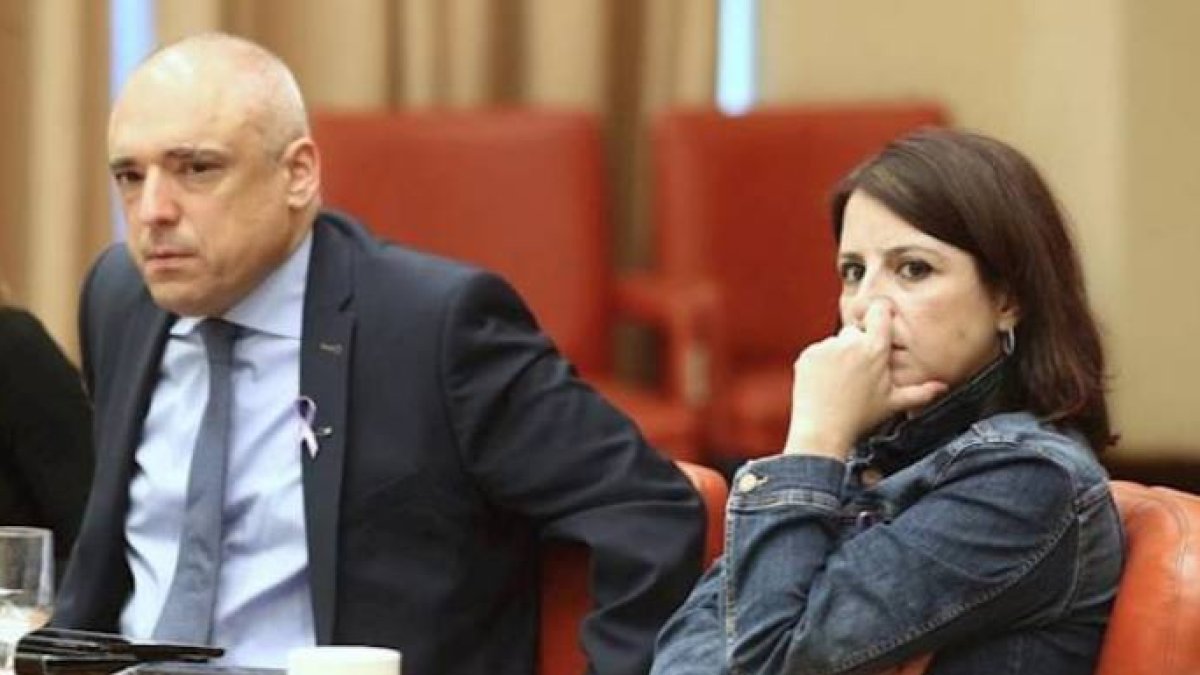 Adriana Lastra y su número dos en el Congreso, Rafael Simancas.