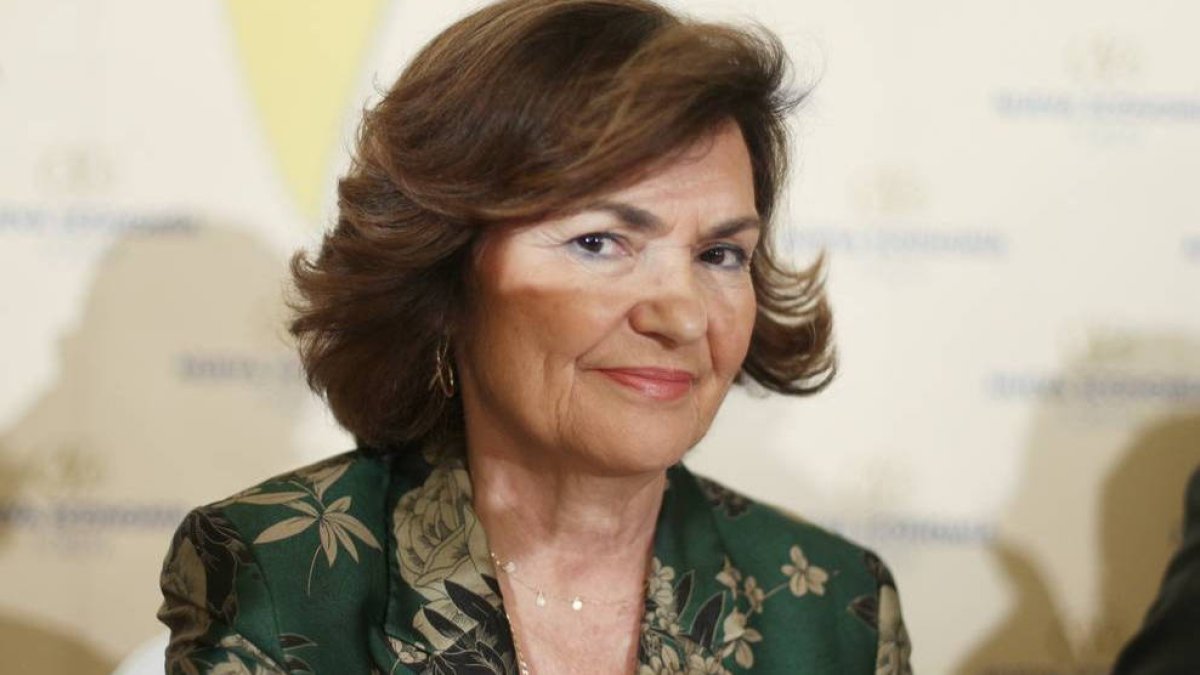 Carmen Calvo anuncia el fin de Pablo Iglesias: