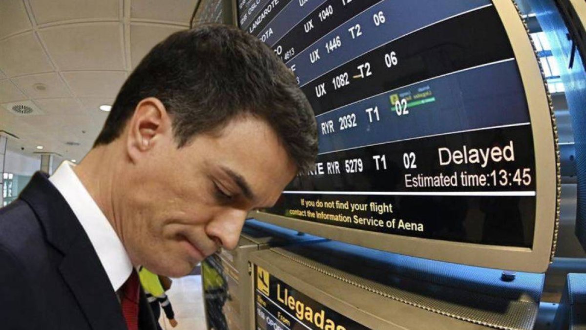 Panel de vuelos de Barajas en una imagen de archivo.