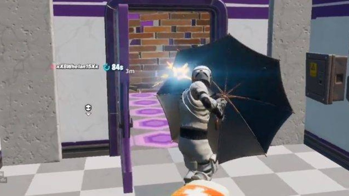 “Fortnite” recibe un paraguas de “Kingsman” que detiene las balas.