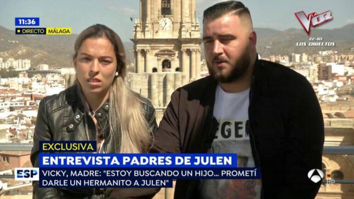 Vicki y José, los jóvenes padres de Julen, perseguidos por la tragedia