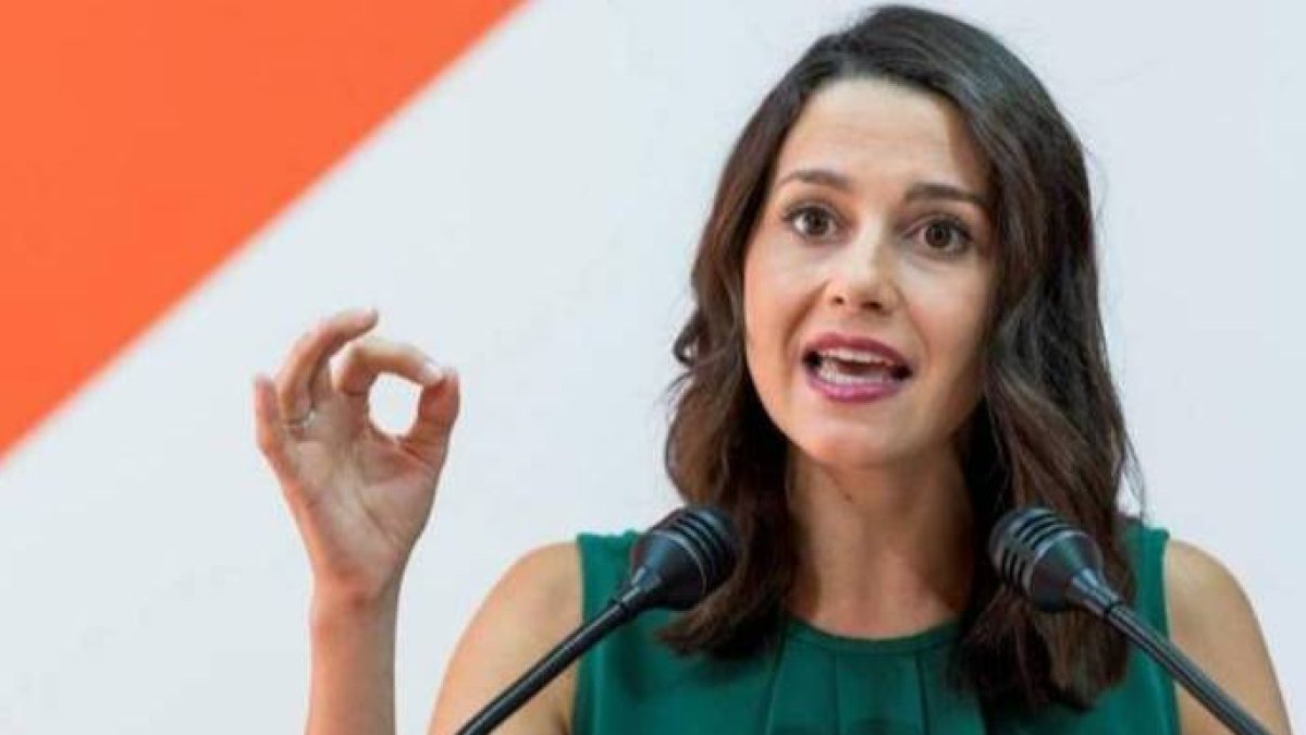 La portavoz de Cs, Inés Arrimadas.