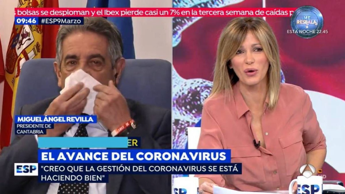 Miguel Ángel Revilla y Susanna Griso en 