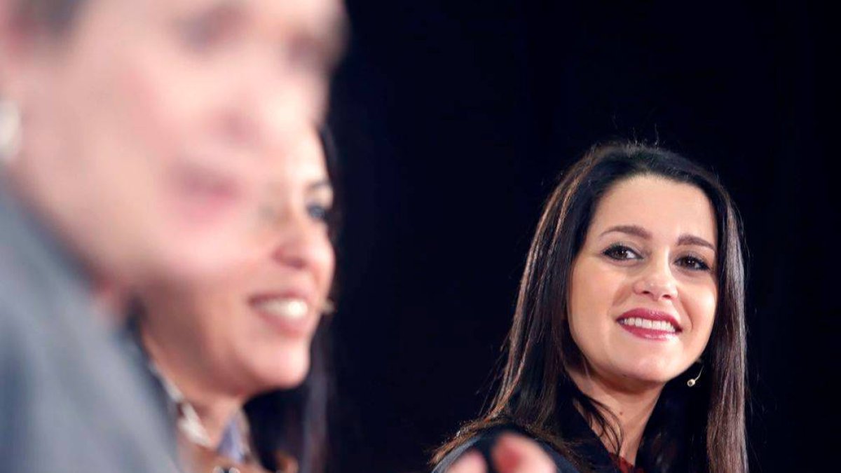 Arrimadas, en un acto en Málaga la pasada semana