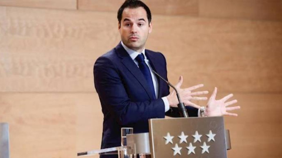 El vicepresidente de la Comunidad de Madrid, Ignacio Aguado.