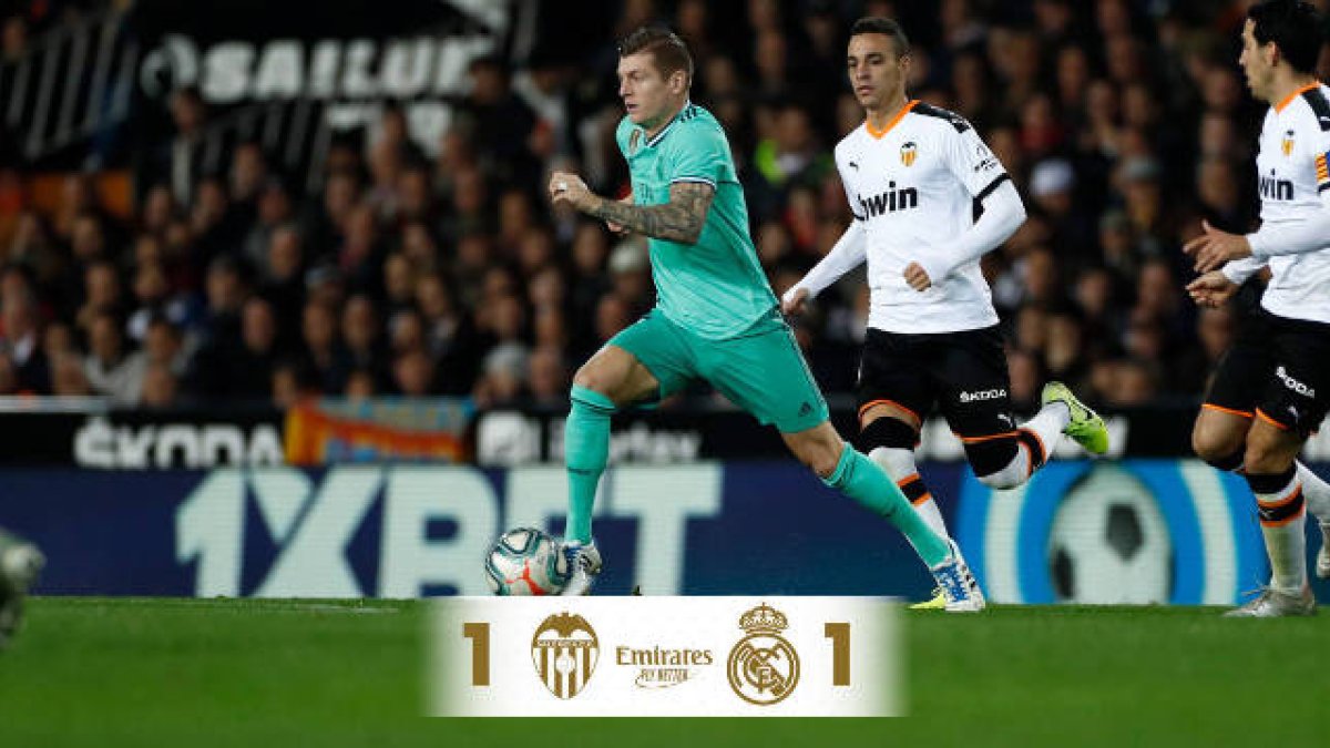 Dolor y Gloria en Mestalla (1-1)