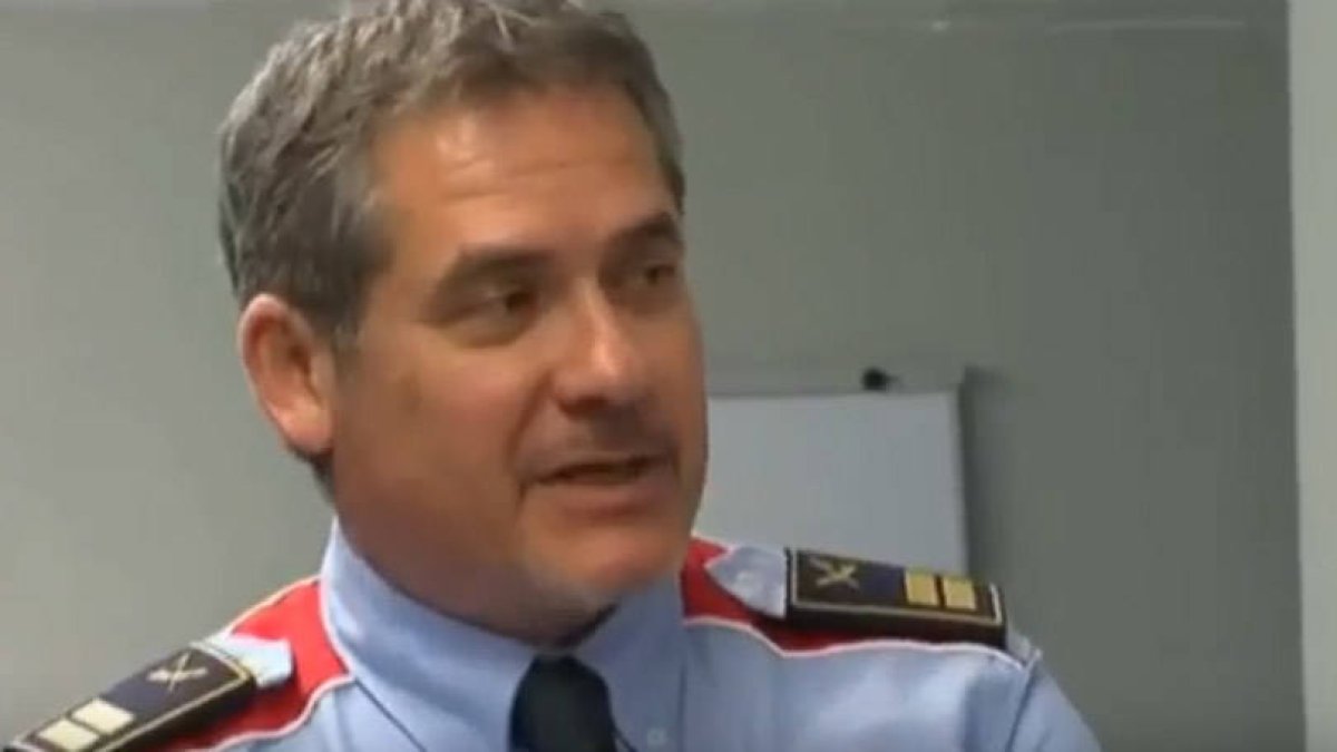 El comisario de los Mossos Sergi Pla.