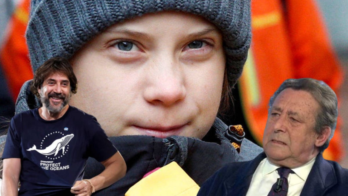 Ussía retrata a Greta Thunberg con una foto 
