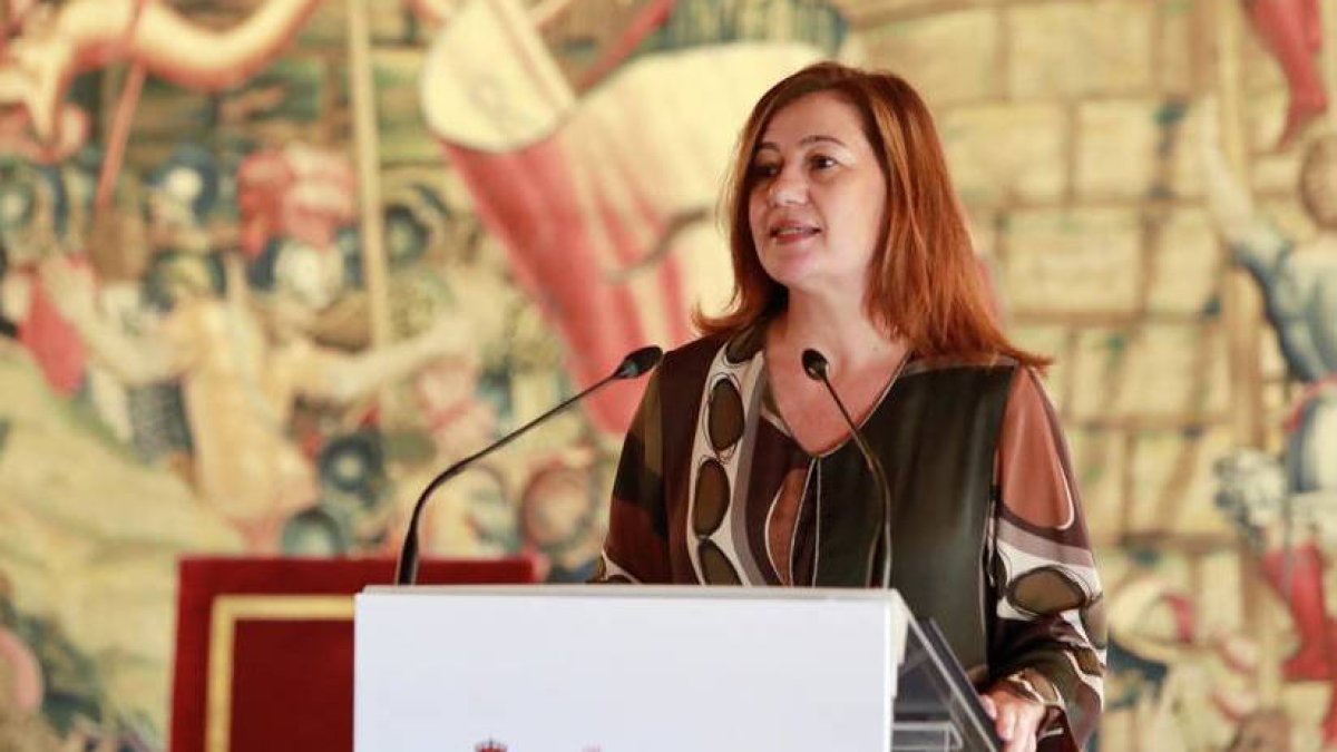 La presidenta de Baleares, Francina Armengol