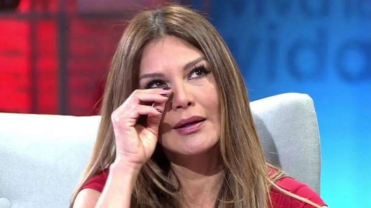 Ivonne Reyes en el plató de 