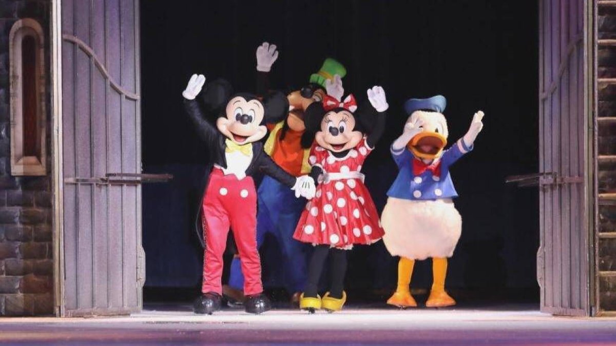 Una de las escenas del espectáculo Disney on Ice.