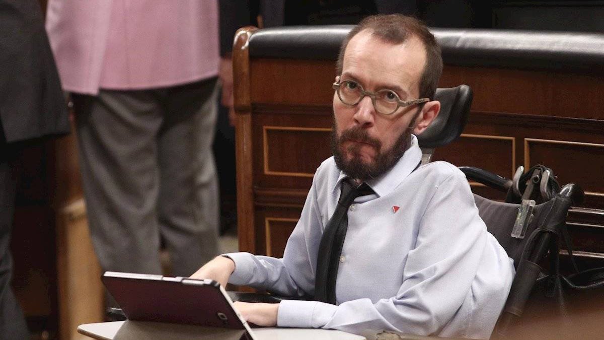 Pablo Echenique, portavoz del PP en el Congreso