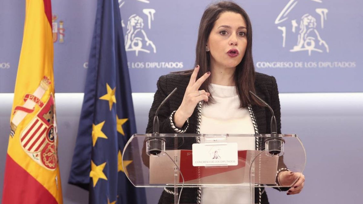 La líder de Ciudadanos, Inés Arrimadas