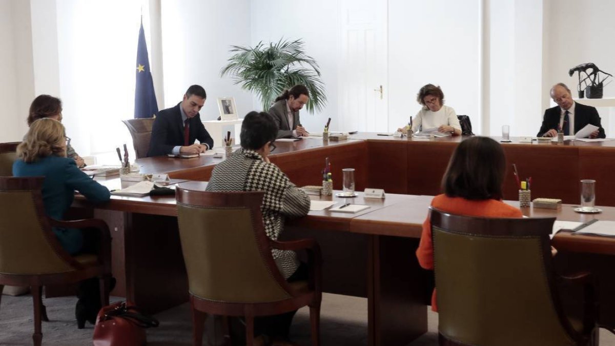 La reunión del Consejo de Ministros de este sábado.