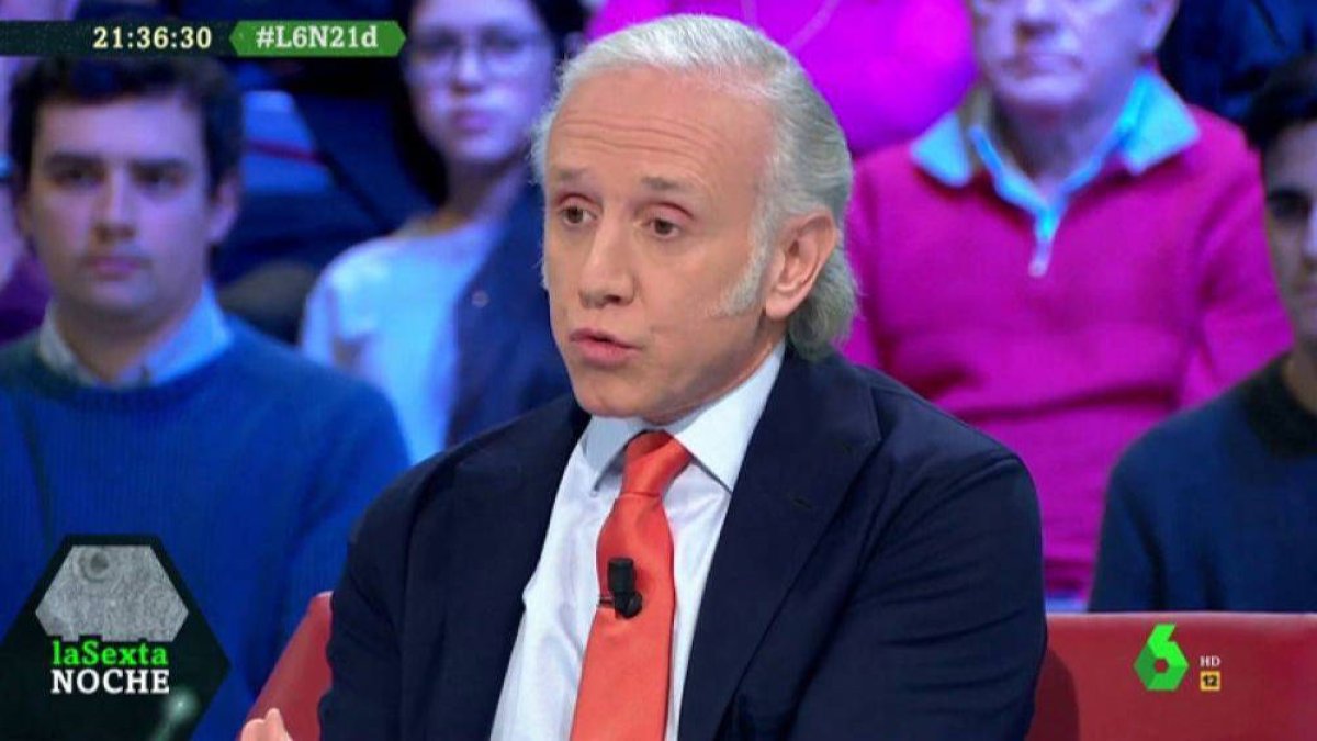 Inda, en una de sus presencias en La Sexta Noche